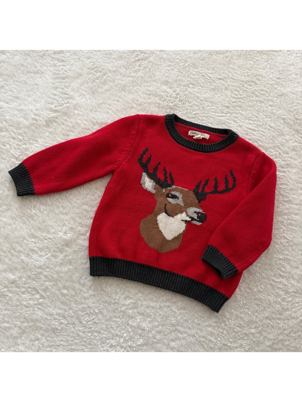 2t Hatley Deer Sweater